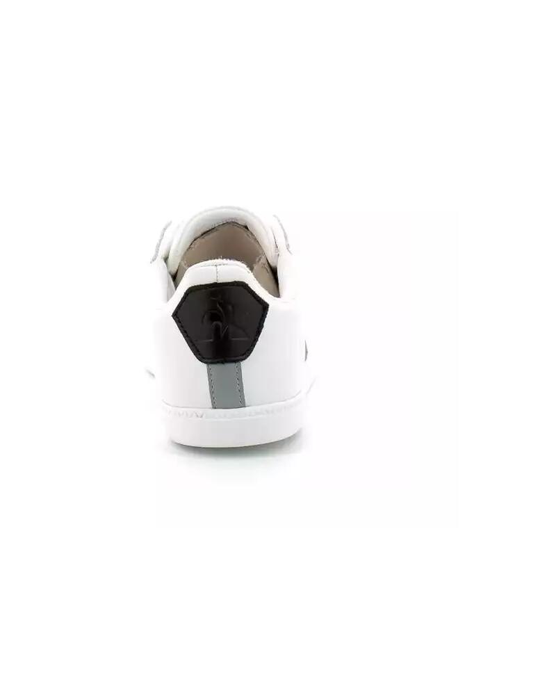 Baskets Le Coq Sportif COURTCLASSIC GS BLACK JEA Blanc 2/5