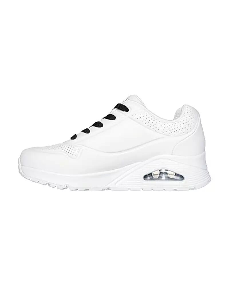 Baskets Femme Baskets Skechers UNO - GRAFFITI LOVE Blanc Blanc Skechers 3/7
