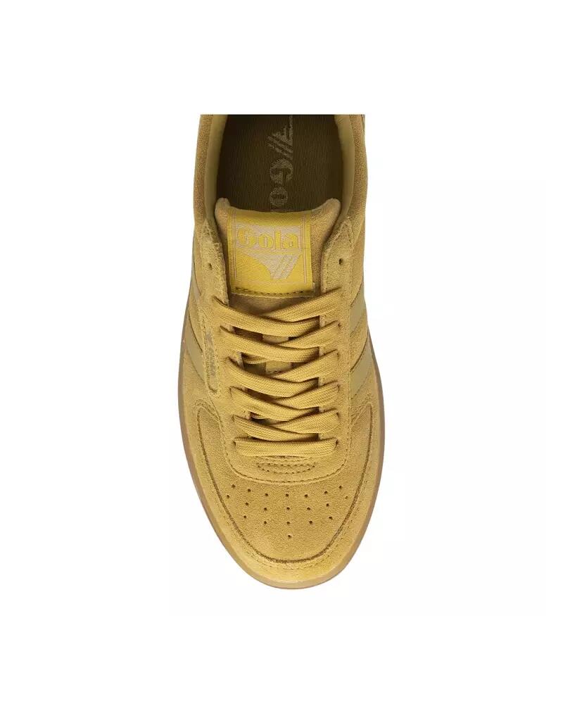 Baskets Femme Baskets Gola GOLA HAWK SUEDE 86 Jaune Jaune Gola 5/6