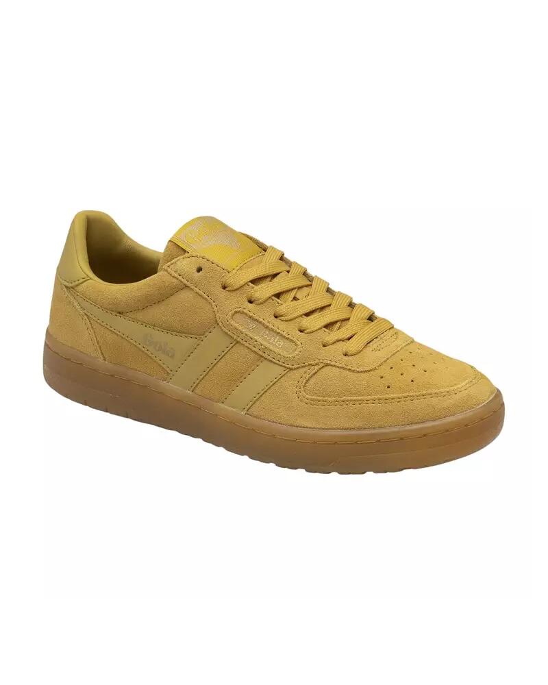 Baskets Femme Baskets Gola GOLA HAWK SUEDE 86 Jaune Jaune Gola 2/6