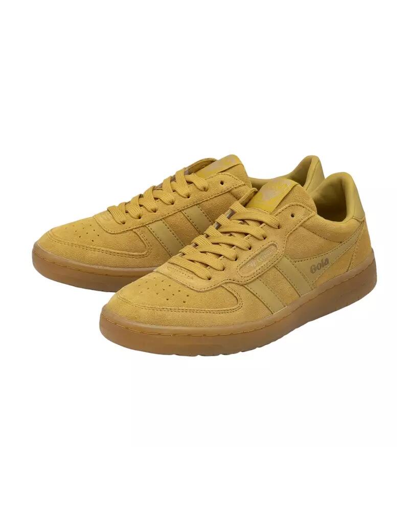Baskets Femme Baskets Gola GOLA HAWK SUEDE 86 Jaune Jaune Gola 3/6