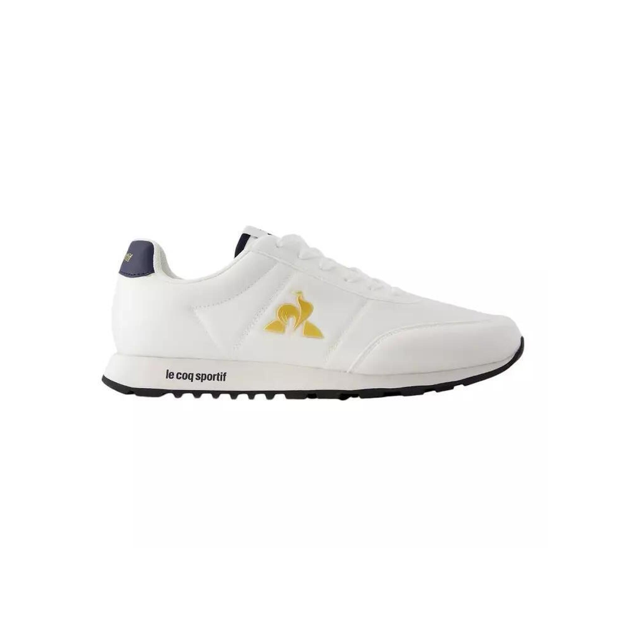 Le Coq Sportif - Baskets Homme Baskets Le Coq Sportif Racerone_2 Blanc Blanc Le Coq Sportif - Baskets - Blanc|jaune - 43 - Decathlon