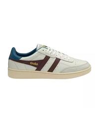Baskets Homme Baskets Gola CONTACT LEATHER Blanc Blanc Gola