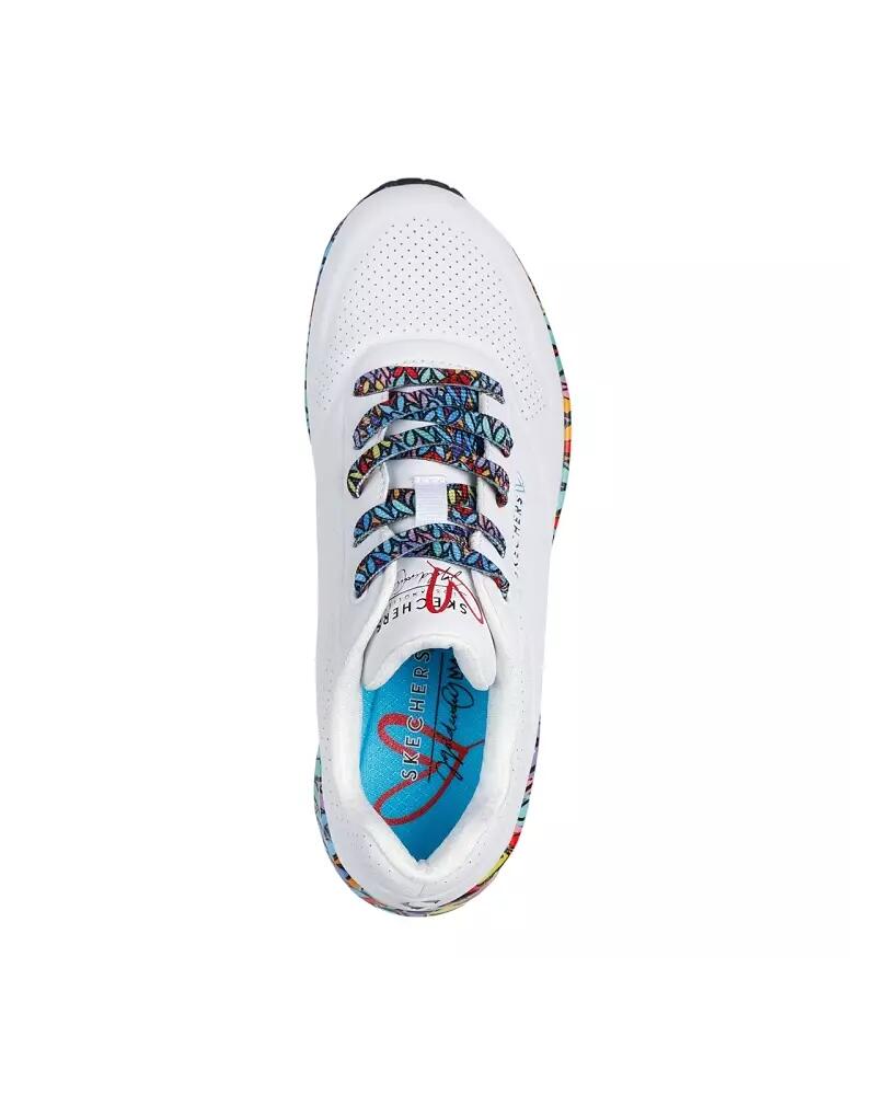Chaussures Femme Skechers 177918 Blanc Blanc Skechers 4/7