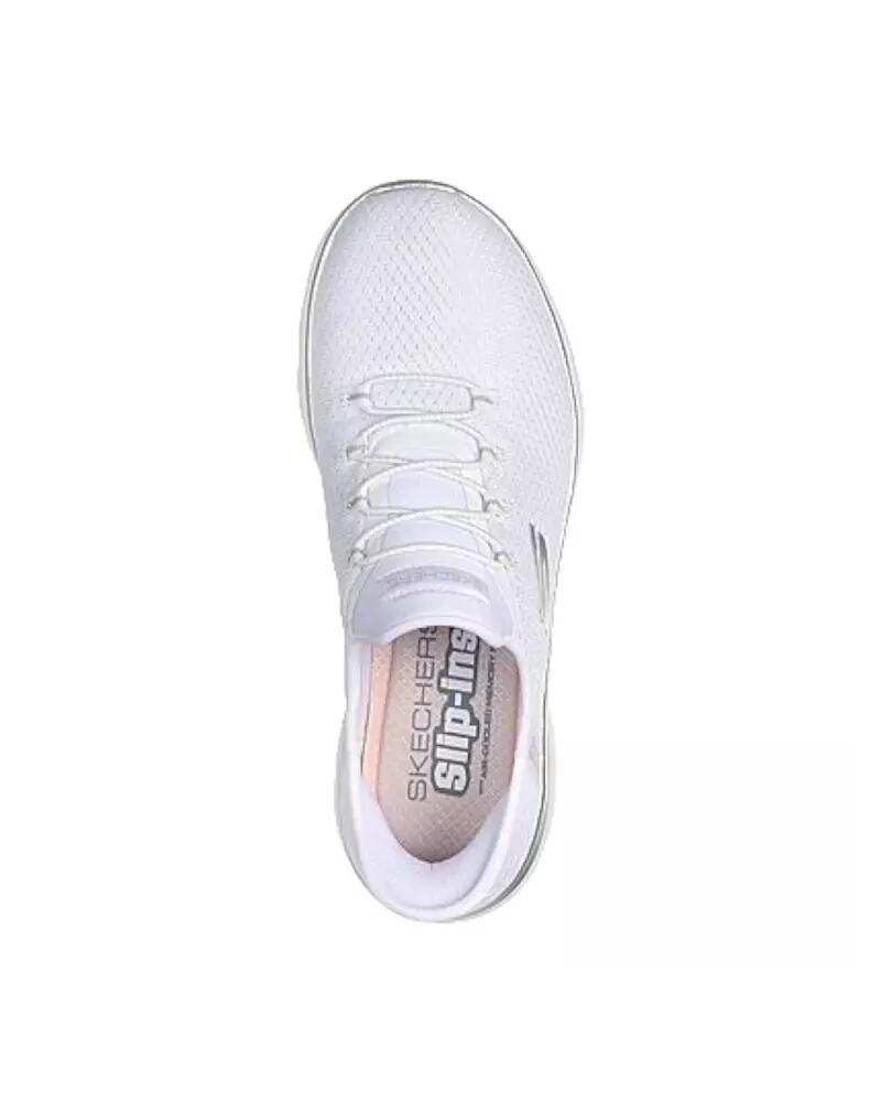 SKECHERS SLIP INS SUMMITS - DIAMOND DREAM Sneakers Damen weiss/silber 150123 WSL 4/15
