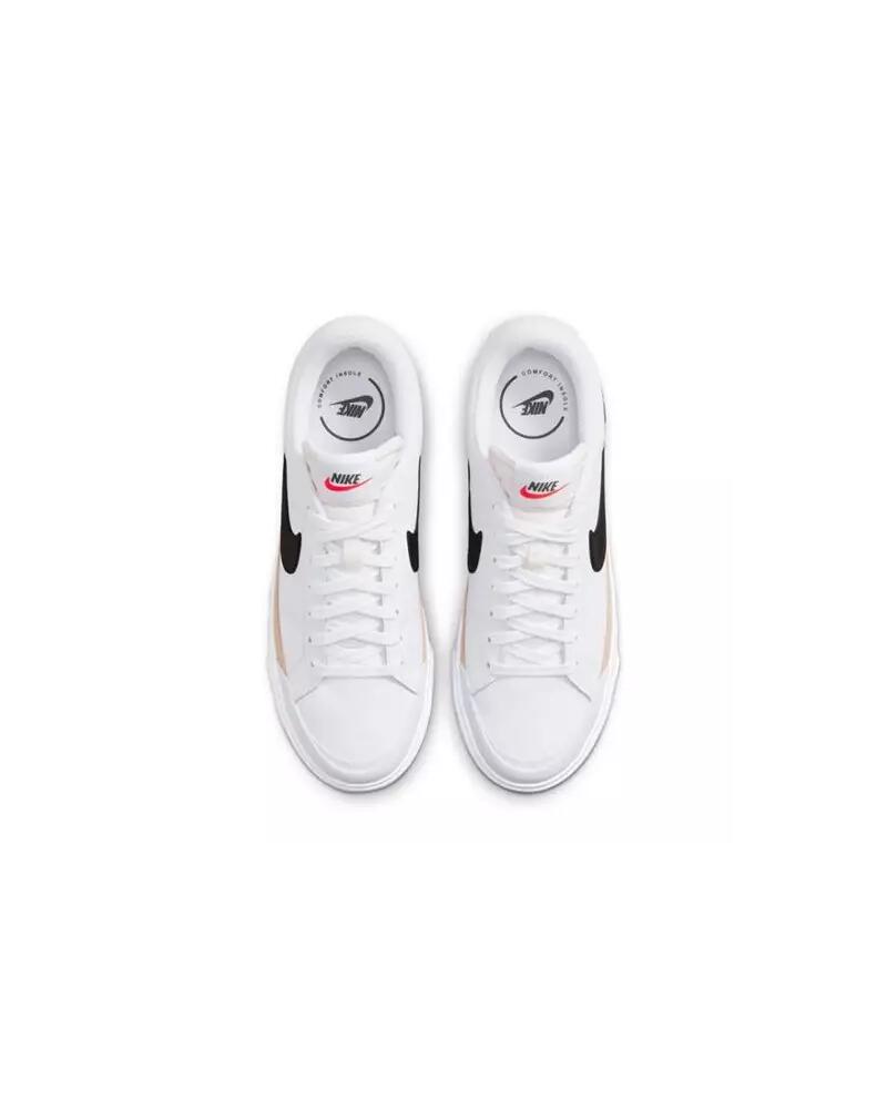 Baskets Femme Baskets Nike WMNS COURT LEGACY LIFT Blanc Blanc Nike 4/7