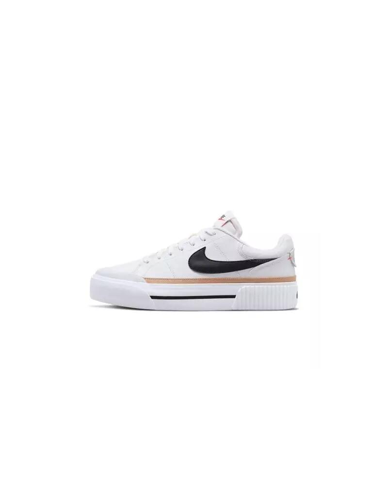 Baskets Femme Baskets Nike WMNS COURT LEGACY LIFT Blanc Blanc Nike 3/7