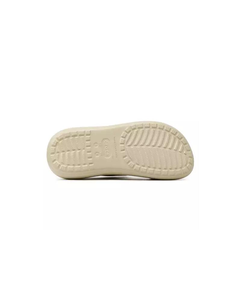 Mules Crocs CLASSIC CRUSH SANDAL Beige 3/5