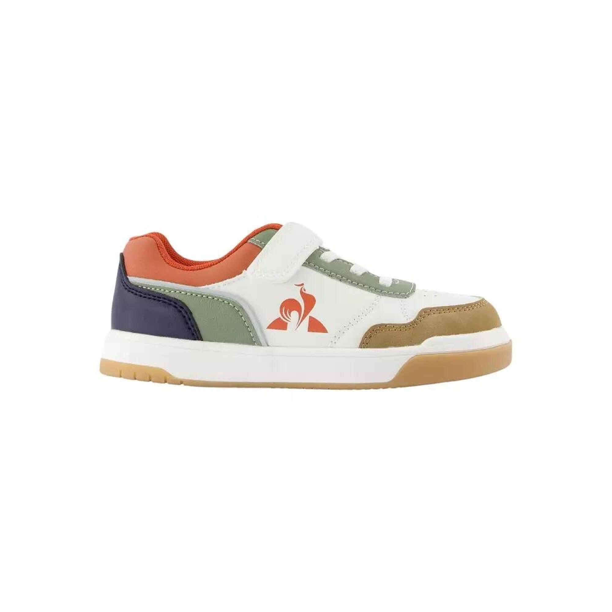 Le Coq Sportif - Baskets Le Coq Sportif- Lcs Court Breaker Ps - Baskets - Multicolore|orange - 33 - Decathlon