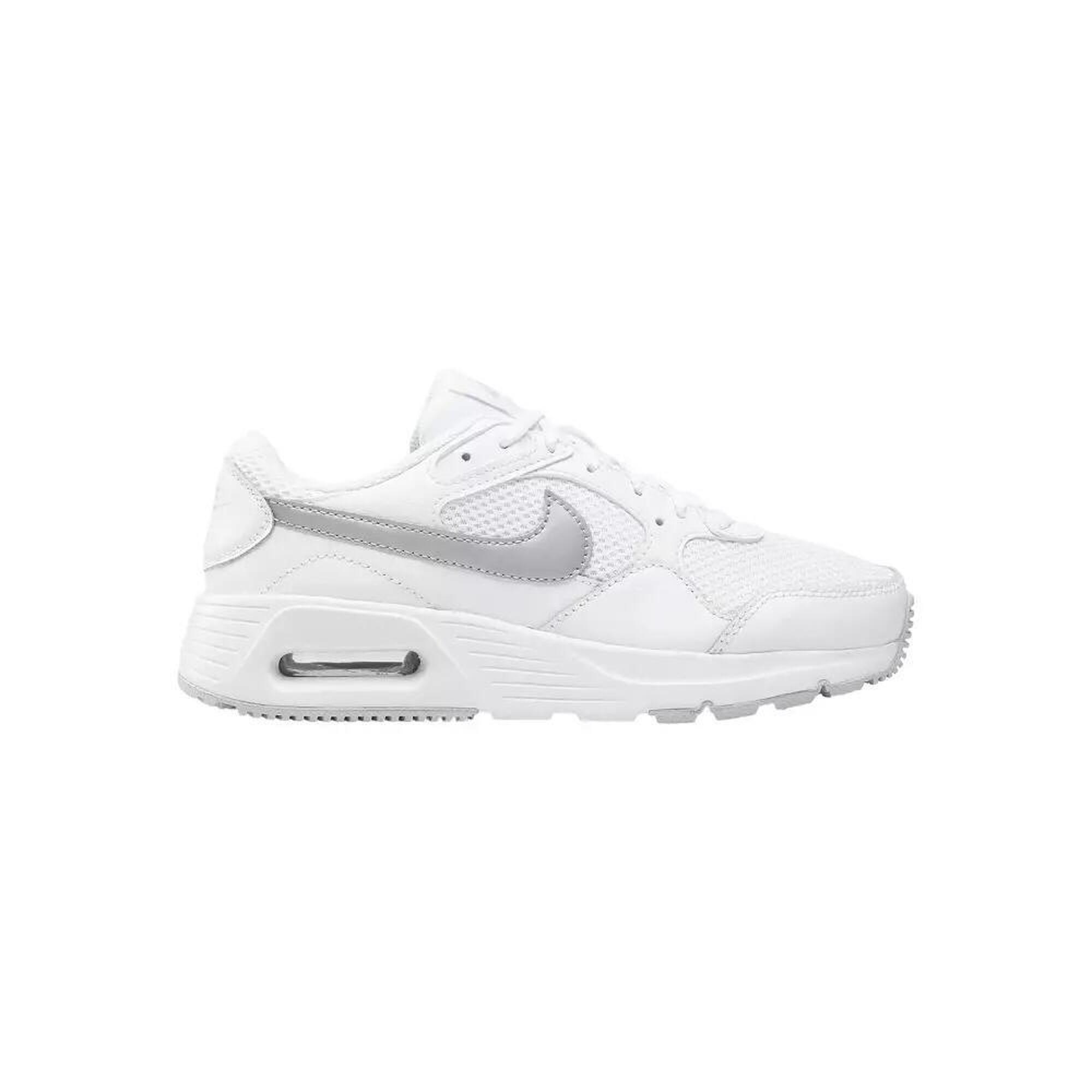 Nike - Femme Air Max Sc Nike 100-white/mtlc Platinium Cw4554 Platine Nike - Chaussures De Sport - Beige|gris - 40 - Decathlon