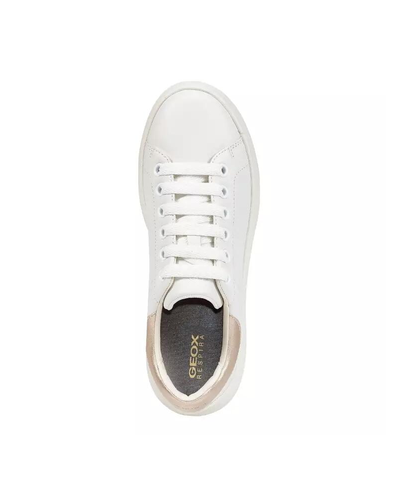 Baskets Femme Baskets Geox D SPHERICA EC4.1 Blanc Blanc Geox 5/5