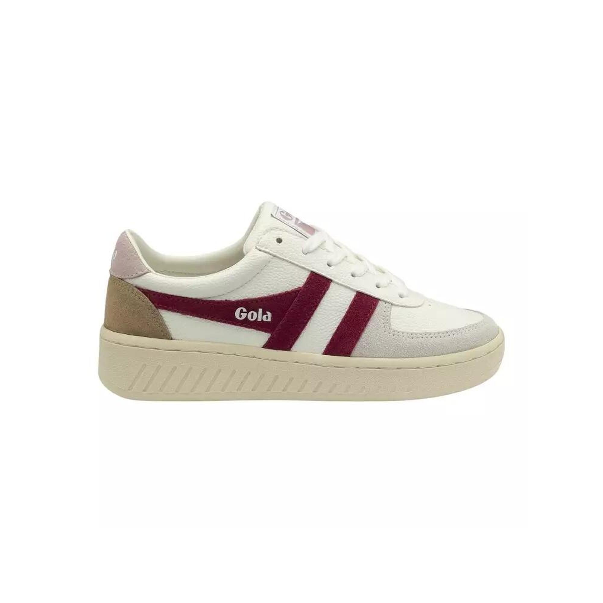 Gola - Baskets Femme Baskets Gola Grandslam Trident Blanc Blanc Gola - Baskets - Blanc - 38 - Decathlon