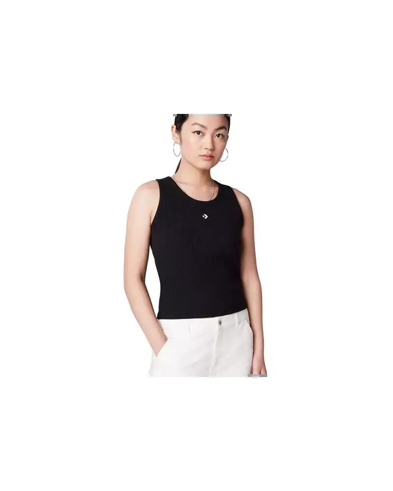 Maillot de corps Converse Scoop Neck Tank, Noir, Femmes 2/5
