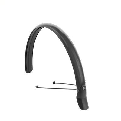 Eurofender lampo achterspatbord 58 mm - 28 inch in mat zwart