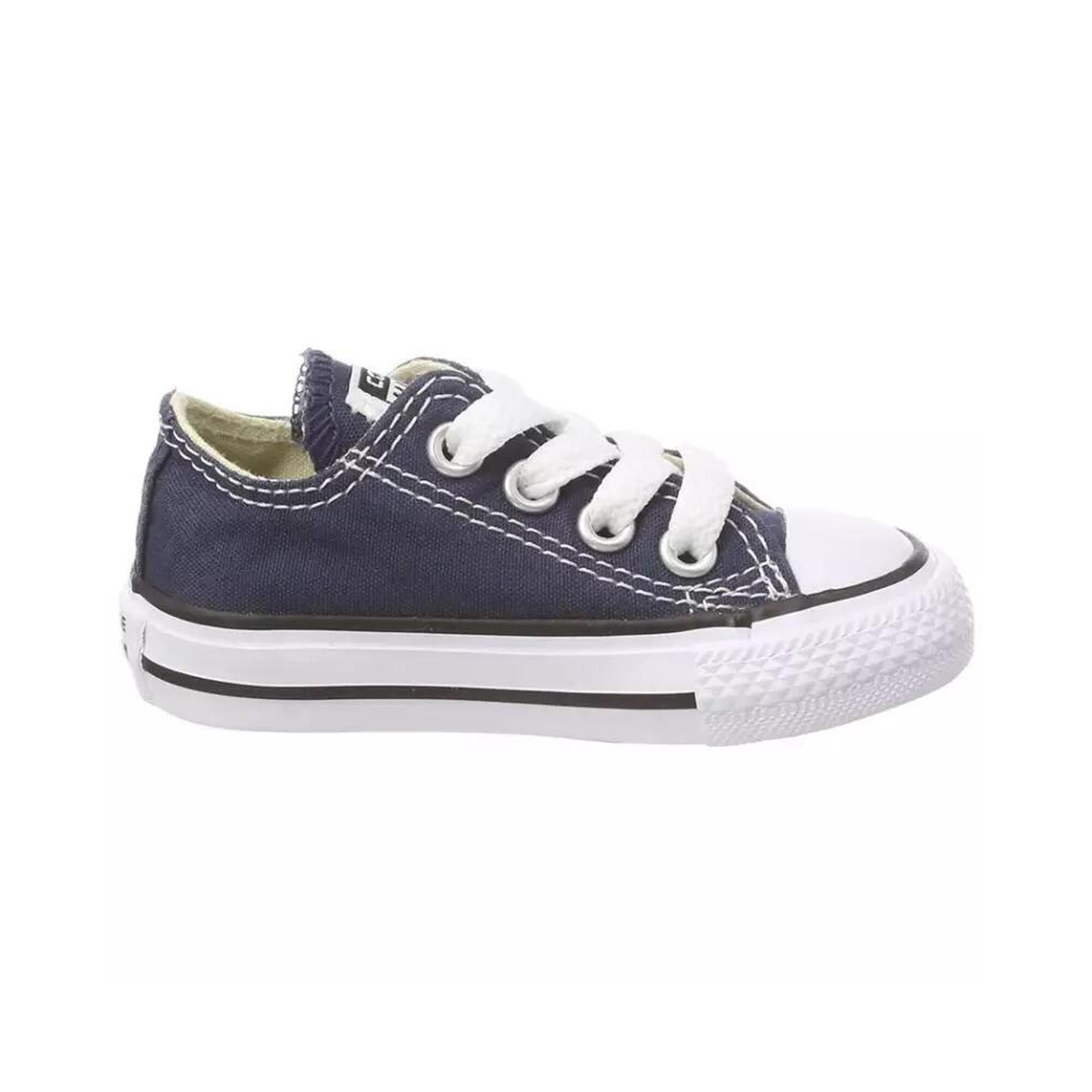 Fille CTAS ALL STAR OX Converse 7J237C - NAVY CTAS OX ALL STAR BB Bleu Converse