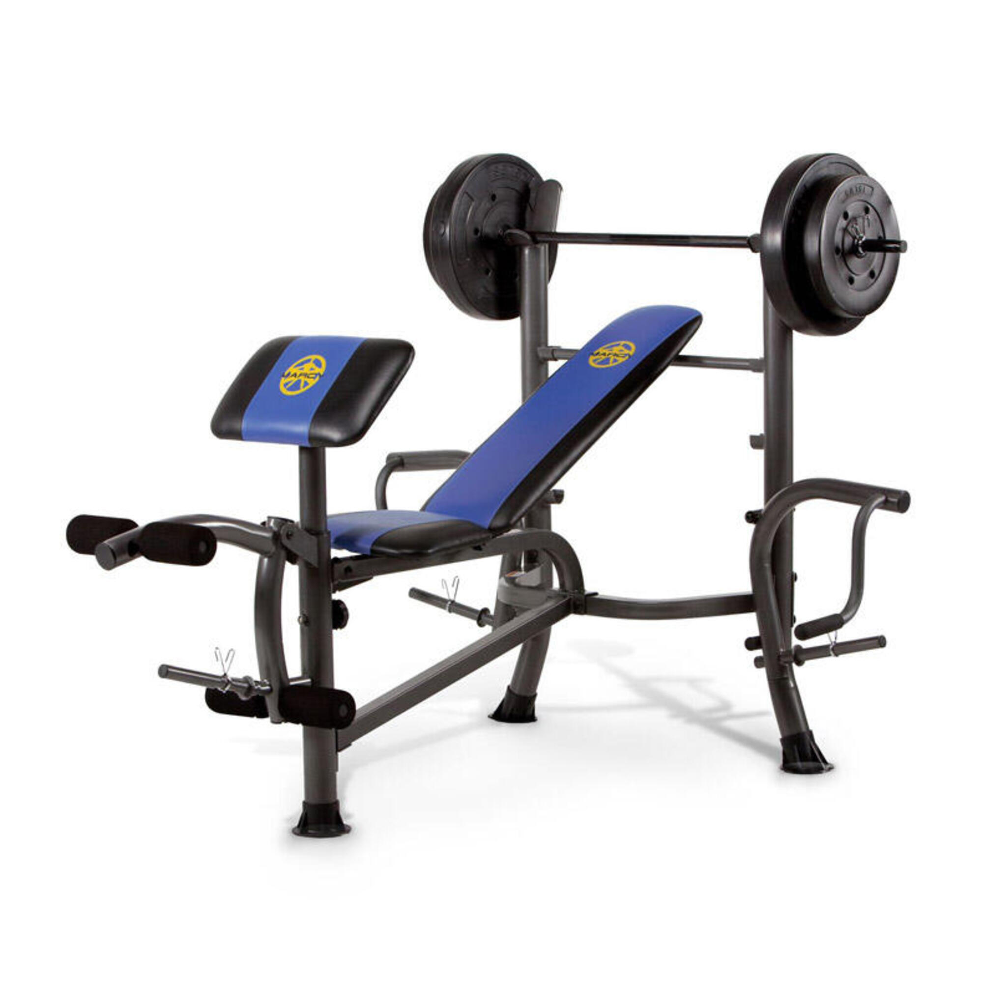 MARCY MARCY MWB-36780B STARTER WEIGHT BENCH AND 35KG WEIGHT SET