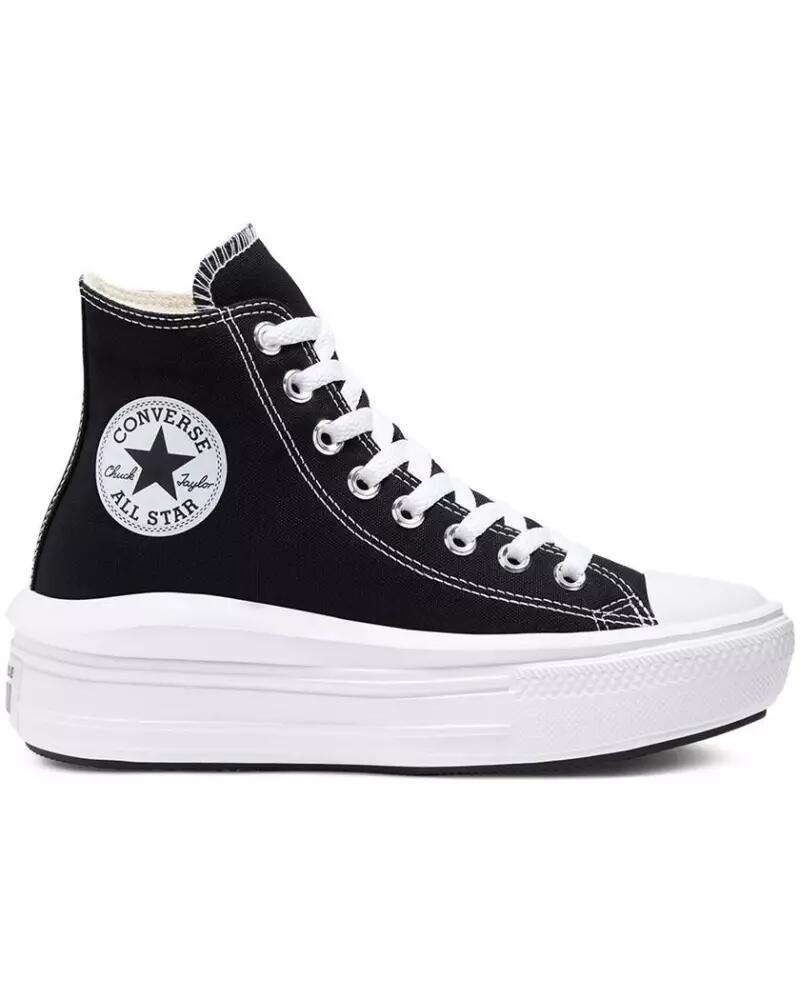 CONVERSE Zapatillas Converse Chuck Taylor All Star Move Hi, Negro, Mujer