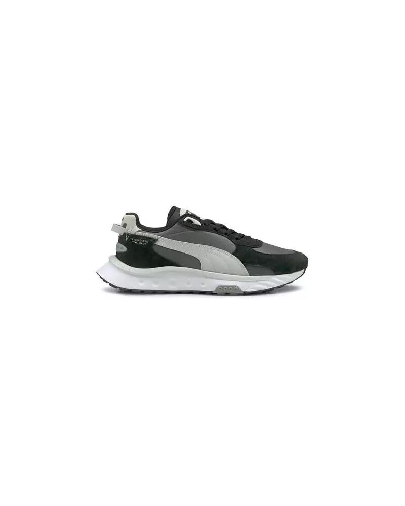 Puma sapatilhas wild rider rollin' cinzento adulto