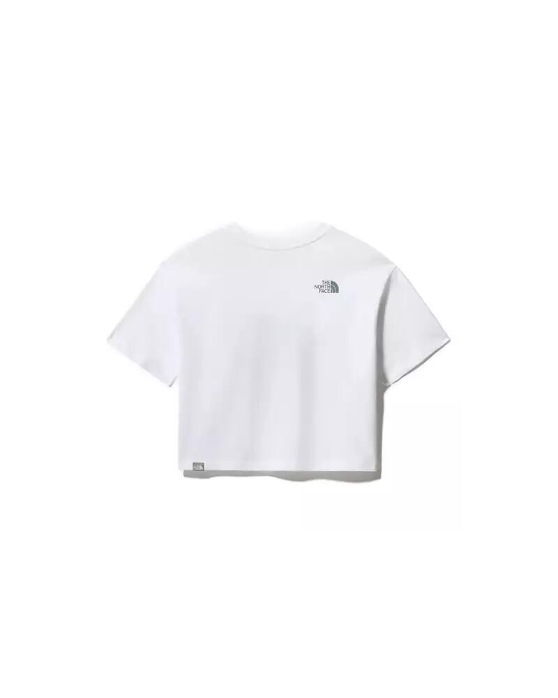 W CROPPED EASY TEE The North Face BLANC NF0A4T1R52U1 2/2