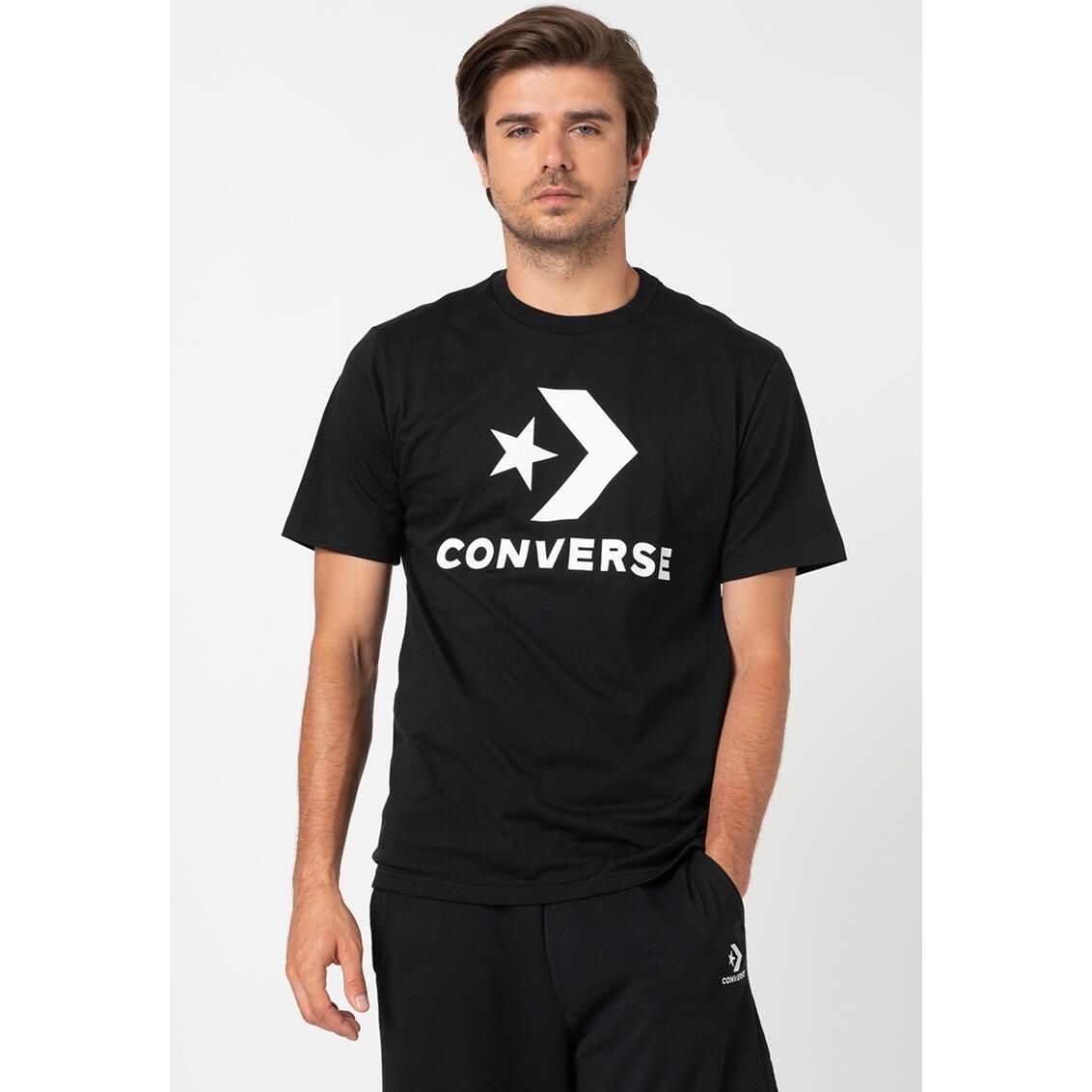 Tshirt Converse STAR CHEVRON Noir 4/5
