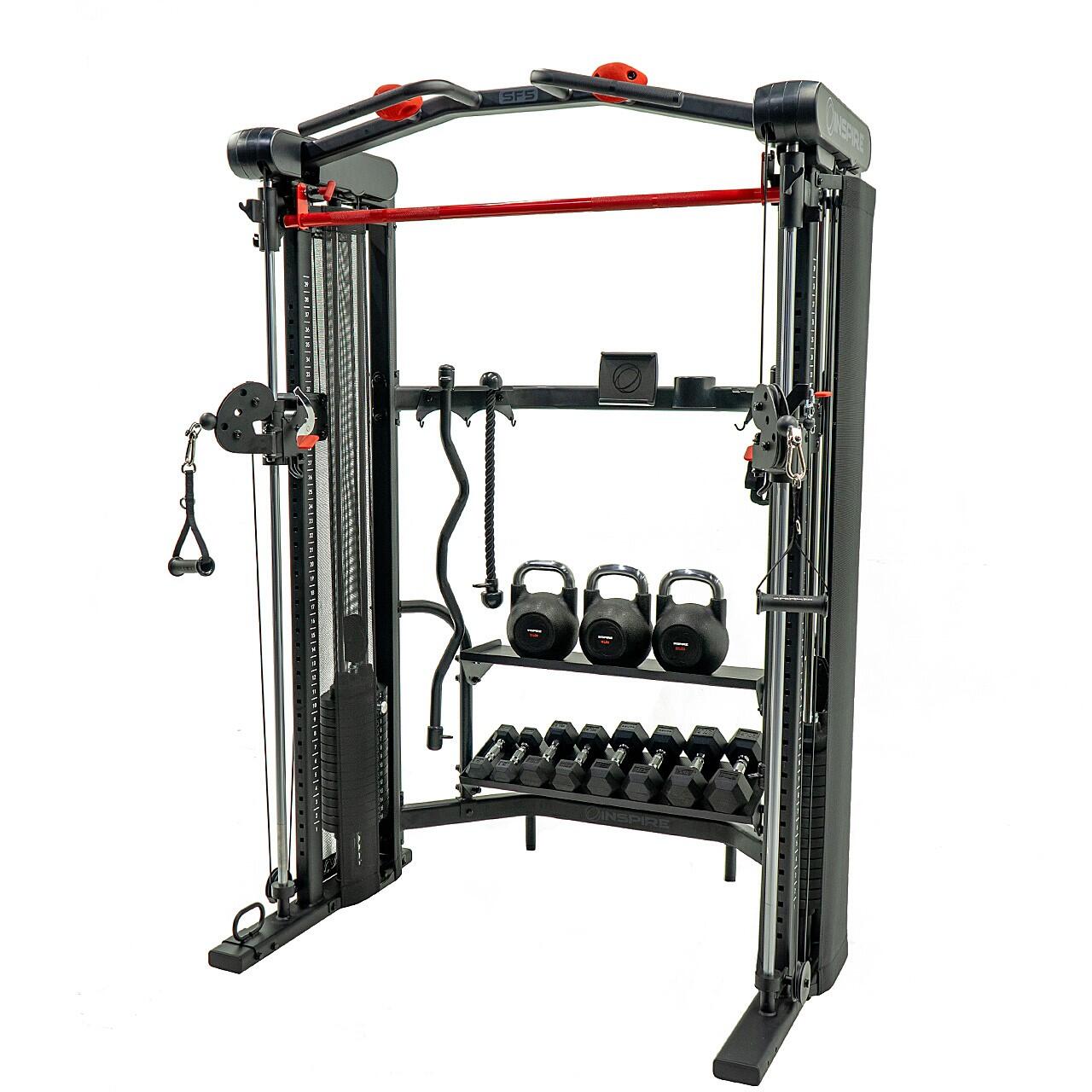 Inspire - Entraîneur Fonctionnel Sf5 Et Smith Machine - Appareil À Charge Guidée - Gris|noir - No Size - Decathlon