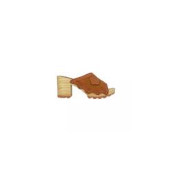 Mules Femme KICK WOODSTOK Marron