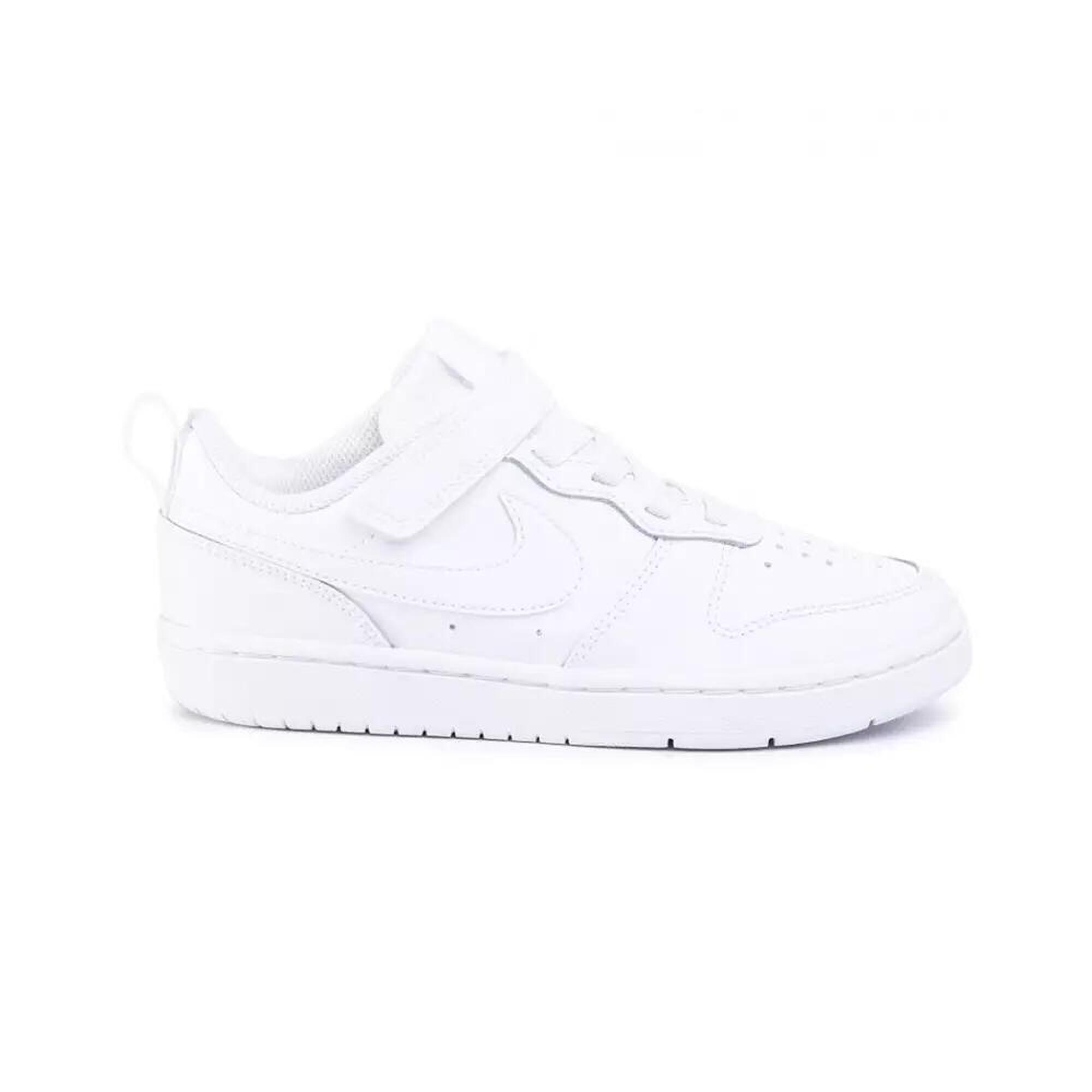 Nike - Fille Court Borough Low 2 Nike 100- White Bq5451 Blanc Nike - Baskets - Blanc - 35 - Decathlon
