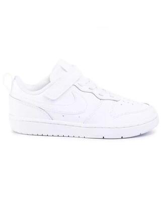 Sneakers nike court borough low 2. wit. kinderen