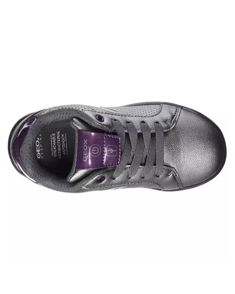 Fille J KOMMODOR GIRL Geox C1AF8 SILVER J744HA Gris Geox GEOX