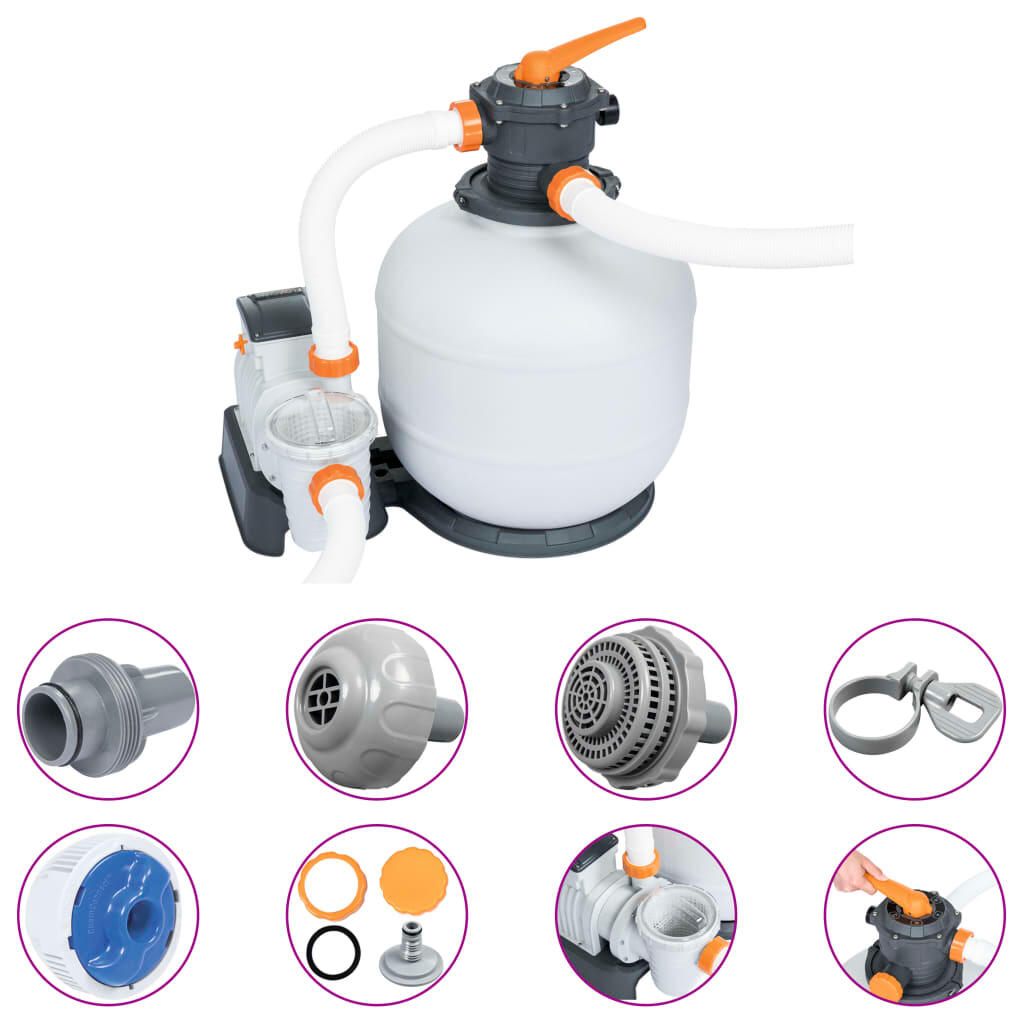 Groupe de filtration Bestway FLOWCLEAR 7,5m³/h 2/5