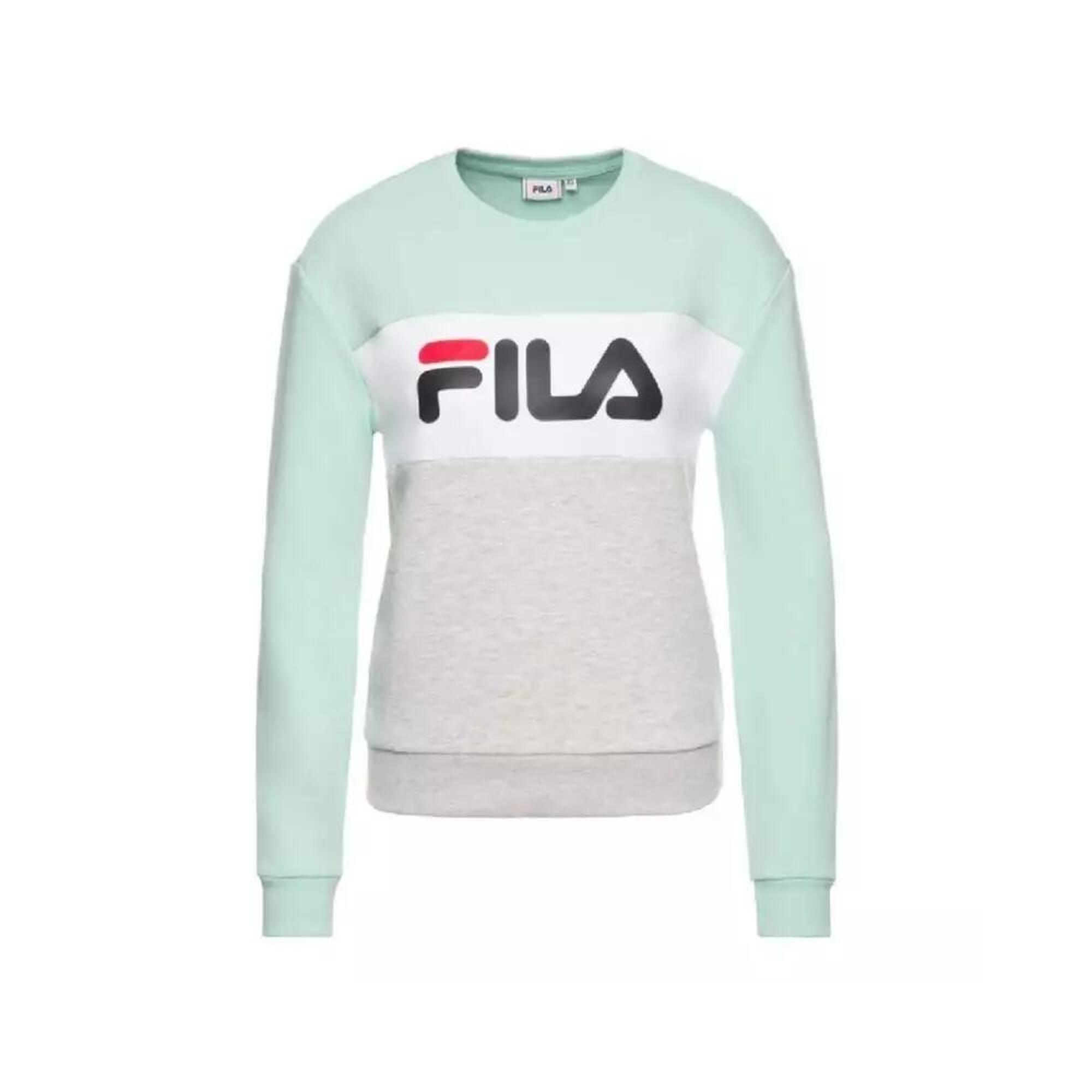 Fila - Fila Leah Crew Sweat Gris - T-shirt Manches Courtes - Gris - S - Decathlon