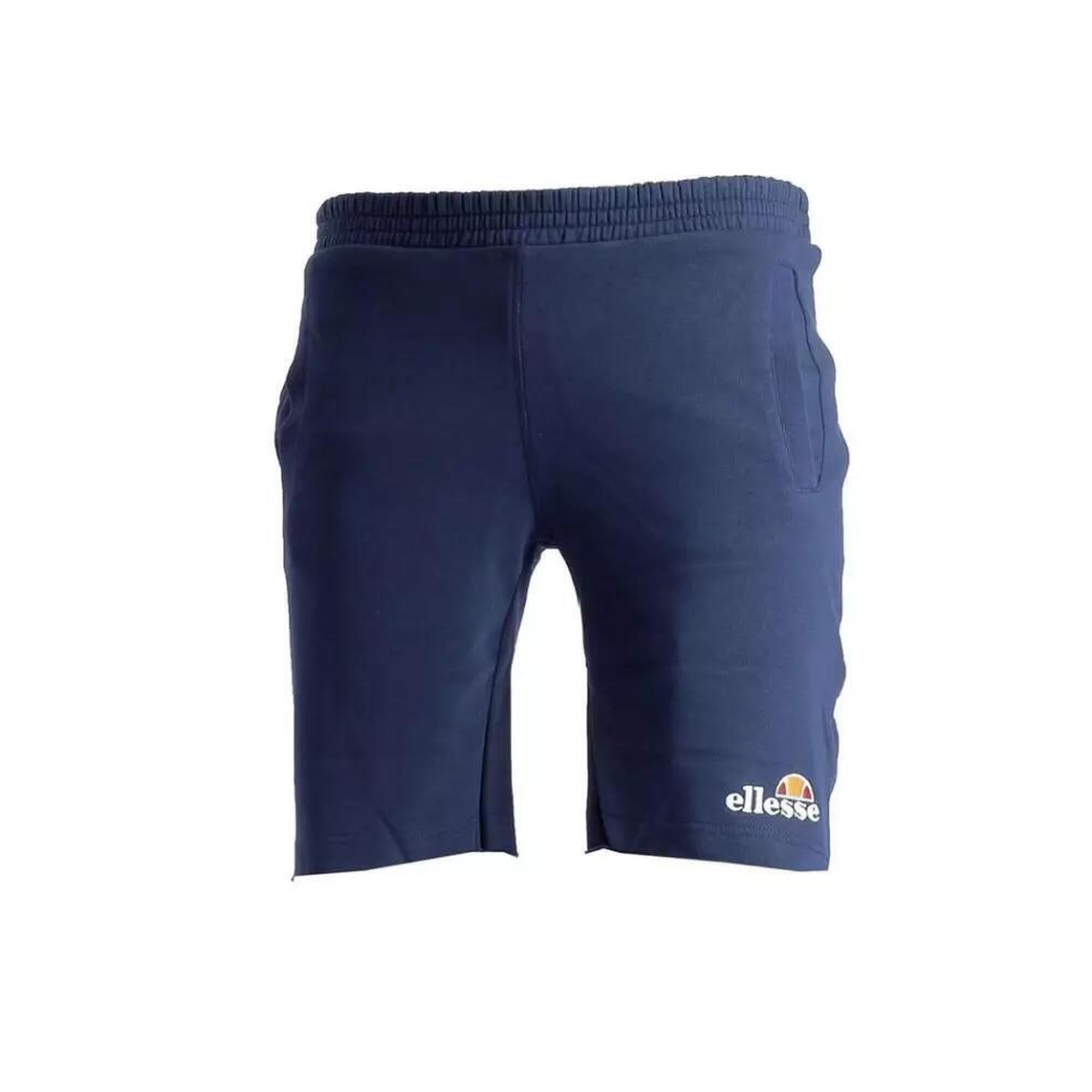 Short Homme EH H SHORT LONG MOLLETON Bleu Ellesse