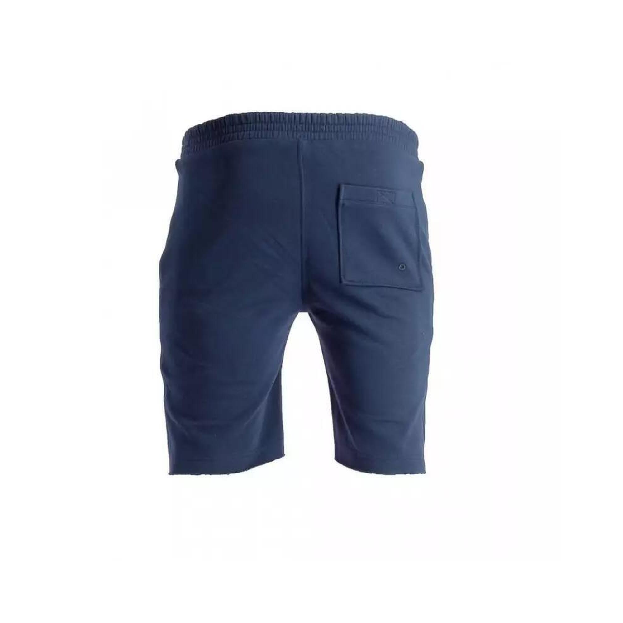 Short Homme EH H SHORT LONG MOLLETON Bleu Ellesse