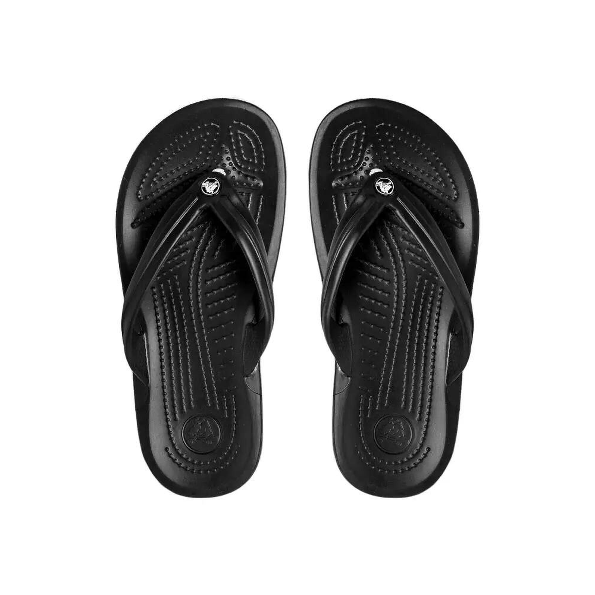 Chinelos de dedo Crocs Crocband Flip, Preto, Unissex