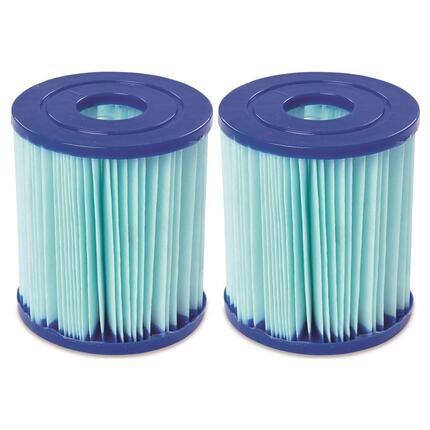 Pack 2 Filtros de Agua para Depuradora de Cartucho Tipo I Anti-Microbial Bestway