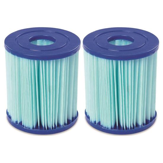Pack 2 Filtros de Agua para Depuradora de Cartucho Tipo I Anti-Microbial Bestway