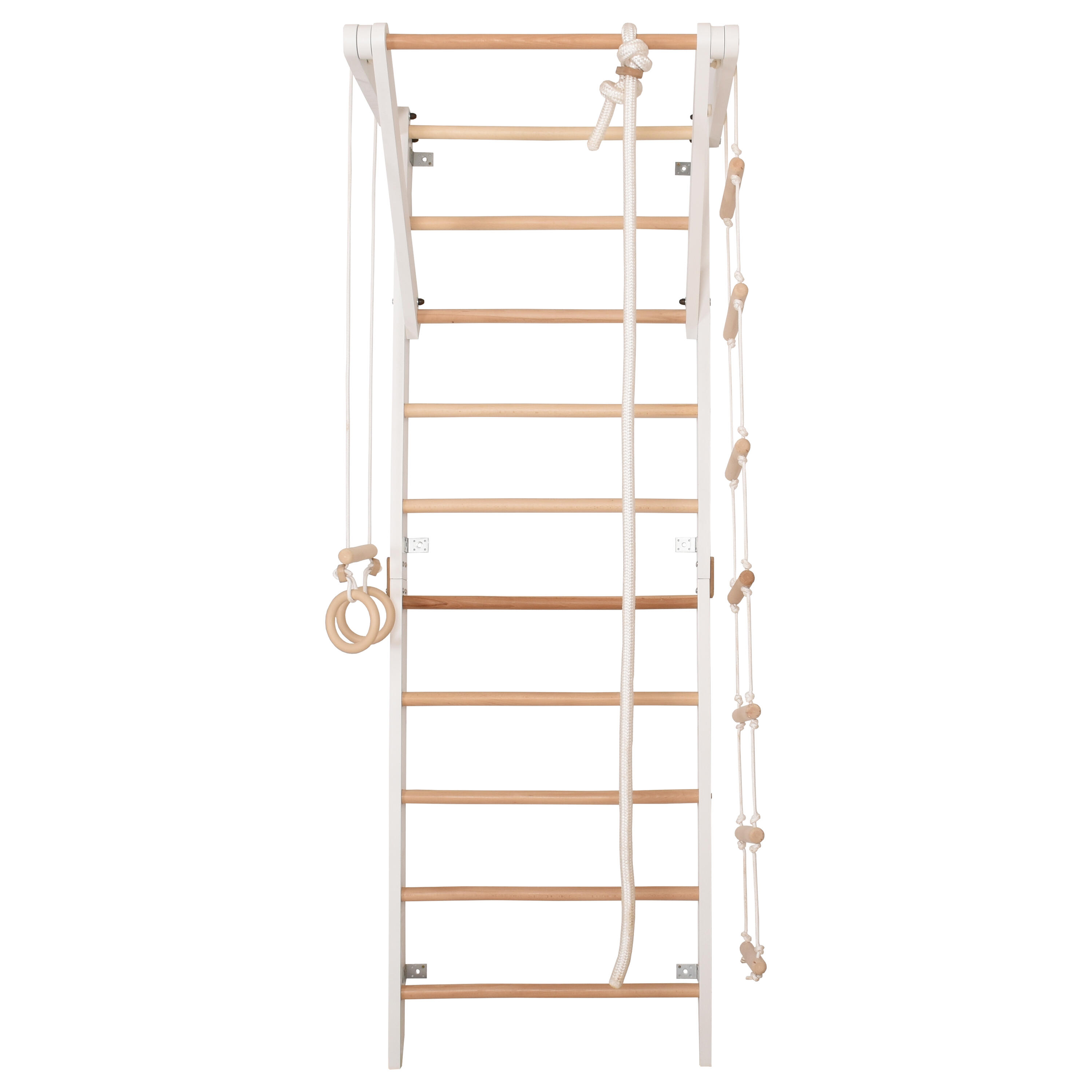 Mur d'escalade pour enfants - Structure intérieure en bois (blanc Sport 2) 4/6