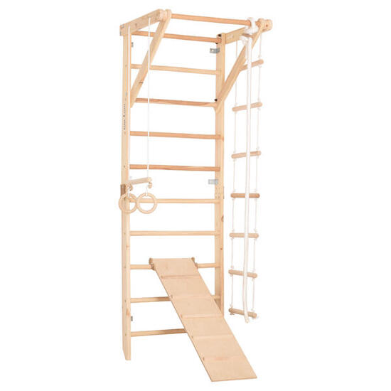 Kletterwand für Kinder-Indoor Klettergerüst aus Holz (Sport 3)