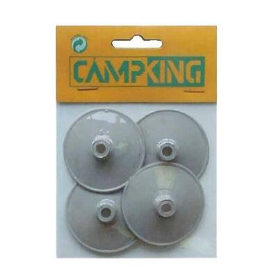 Camping 4x regenkappen voor tentstokken 50mm