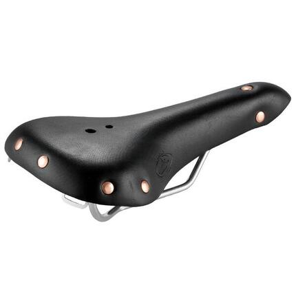 Selle Sport en Cuir Noir Monte Grappa
