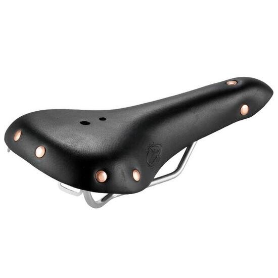 Selle Sport en Cuir Noir Monte Grappa