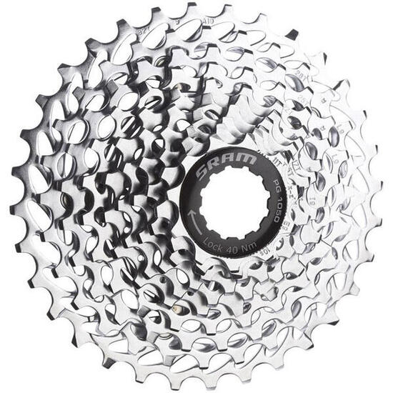 Superior Sram Cassetta PG-1050 10v 12-28t argento.