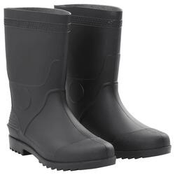 VidaXL Bottes de pluie en PVC, taille 46, noir.