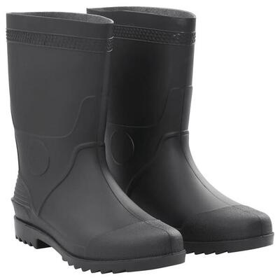 Vidaxl regenlaarzen maat 46 pvc zwart.