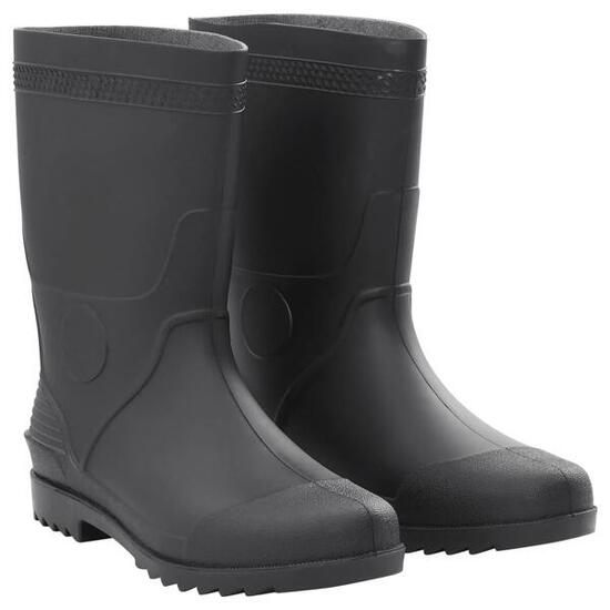VidaXL Regenlaarzen maat 46 PVC zwart.