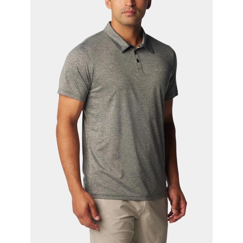 Tricou cu guler Columbia Hike Polo - negru barbati