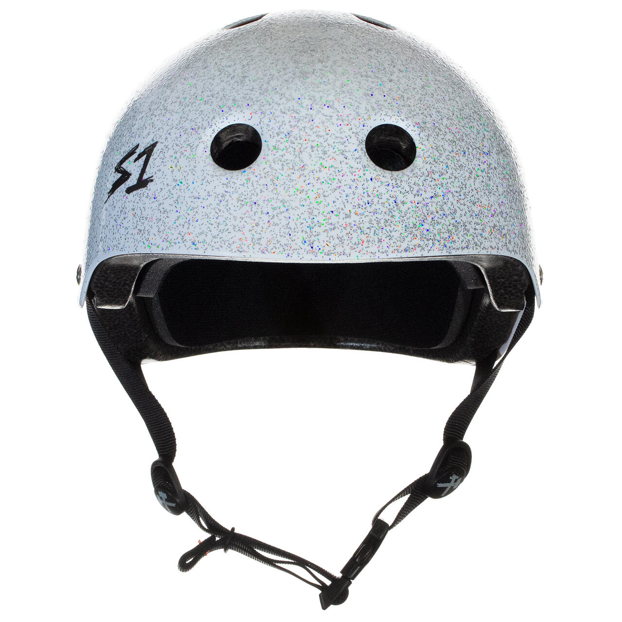 S1 LIFER Helmet - Multi-Impact & High-Impact Certified - White Glitter 2/7