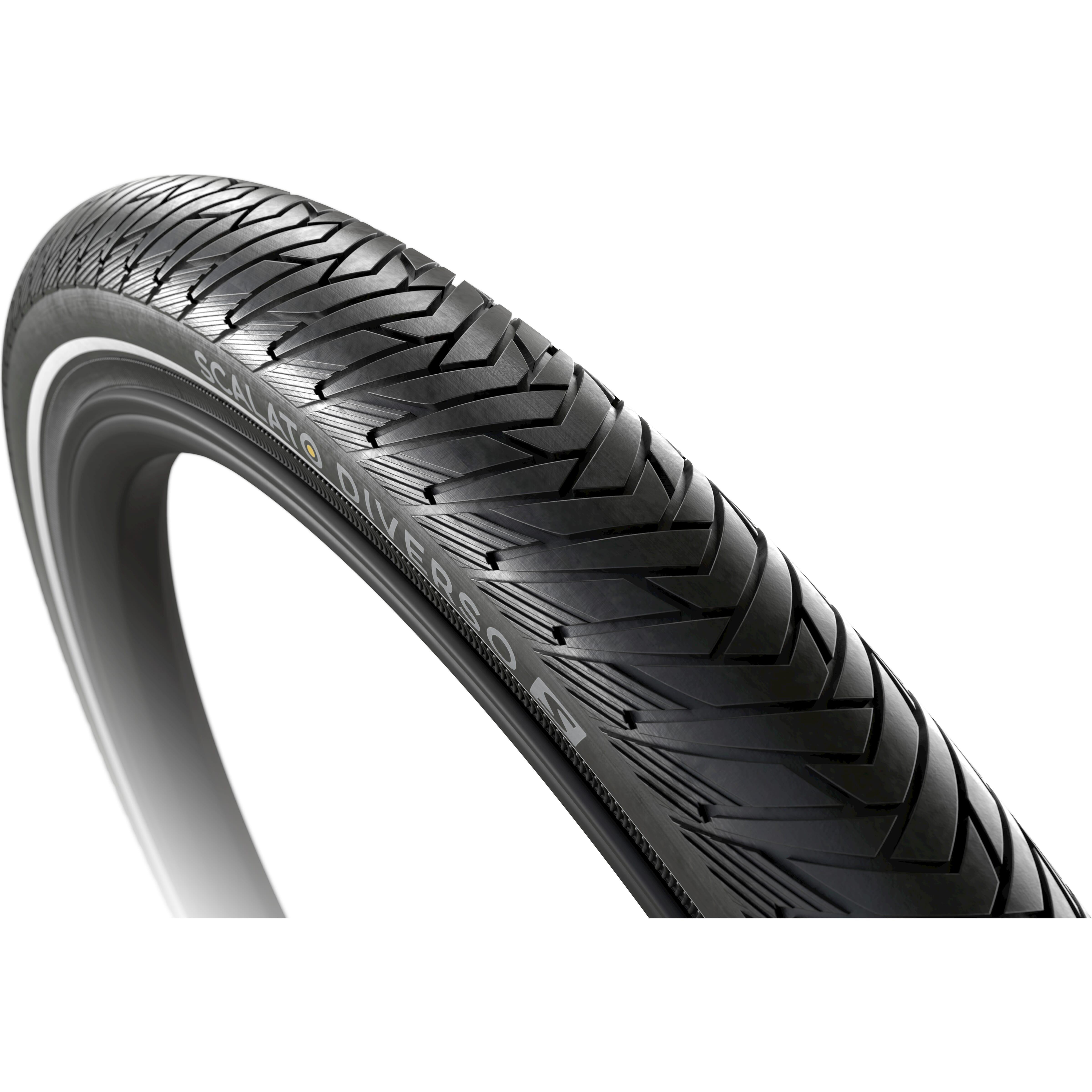 Opona Diverso S 28 X 2.15 Czarna Z Odblaskami