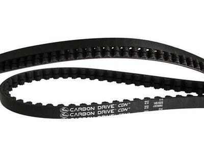 Gates CDN Carbon Drive Zahnriemen 122 Zähne – 1342 mm, Schwarz