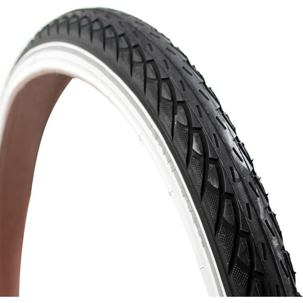 DELI TIRE Deli Tire Buitenband SA-206 24 x 1.75 ZW Wit Reflecterend